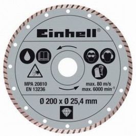 Kotouč diamantový Einhell, 200x25,4 mm k řezačkám TPR 200/2 a RT-SC 560 U