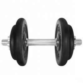 Hřídel jednoruční (30mm) LIFEFIT nakládací jednoruční 17 kg, 4x kotouč - lakované kotouče černá/kovová
