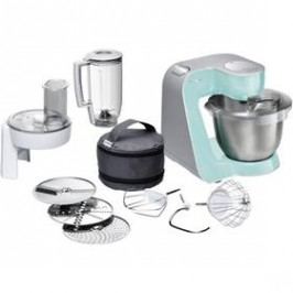 Bosch CreationLine MUM58020 stříbrný/tyrkysový