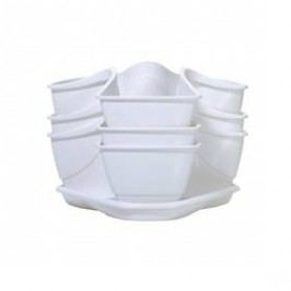 Prosperplast Coubi 29,5 x 29,5 x 88 cm bílý