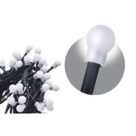 EMOS 80 LED, 8m, řetěz (kulička), studená bílá, časovač, i venkovní použití (1534090015)