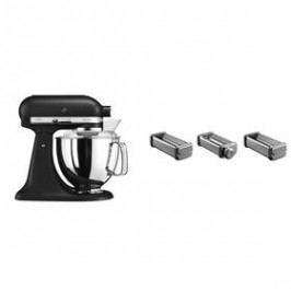Set KitchenAid - kuchyňský robot 5KSM175PSEBK + KPRA strojek na těstoviny