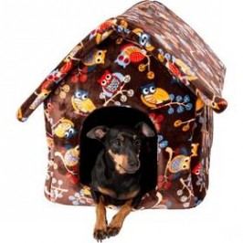 Samohýl Rozárka rozkládací 40x50cm flanel/fleece hnědá