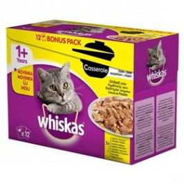 Whiskas Casserole drůbeží výběr v želé 12pack 12 x 85g