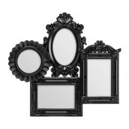 Foto rám 4 fotografie Multi Black