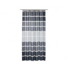 Sprchový závěs Stripes Black 180x200 cm