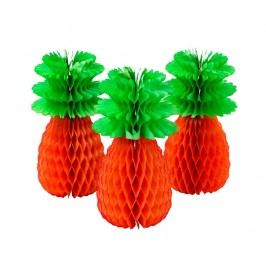 Sada 3 dekorací Fiesta Pineapple
