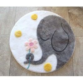 Předložka do koupelny Buyuk Round Grey 90 cm