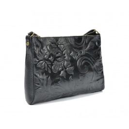 Kabelka Flowers Black